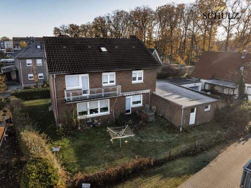 Ansicht Garten - 1 Zimmer Einfamilienhaus in Vechta