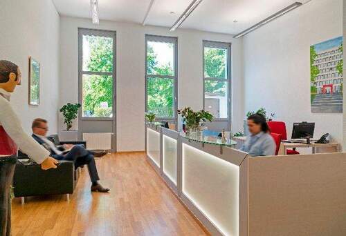 Empfangsbereich - Büro mit 50,00 m&sup2; in Ratingen zur Miete