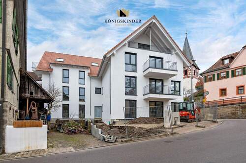 Aussen_1 - NeubauWohnung Nr. 7 in Weissach - 96m², A+, Aufzug, Erstbezug