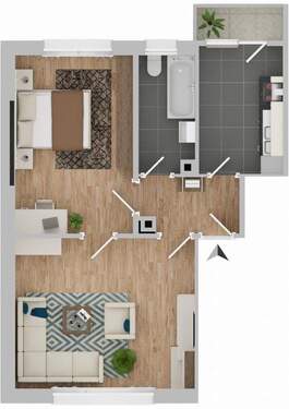 W5 zweites Obergeschoss links - 