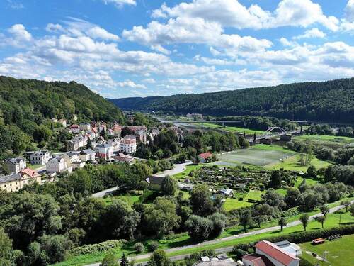 Blick Richtung Südosten - 3 Zimmer Etagenwohnung in Bad Schandau
