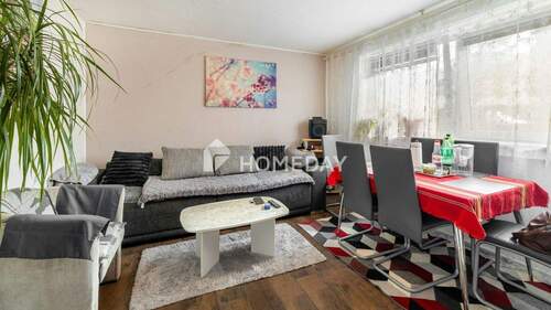 Wohnzimmer 1 - Charmante 2-Zimmer-Wohnung mit EBK in München-Ramersdorf