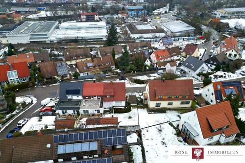 Drohnenansicht Umgebung - 4 Zimmer Reihenendhaus in Remshalden