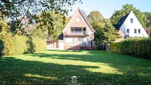 Hausansicht Garten - Einfamilienhaus mit 85,00 m&sup2; in Cuxhaven zum Kaufen