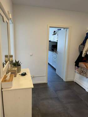 Blick in die Küche - 