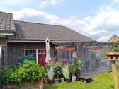 Terrasse - Seniorengerechtes Reihenendhaus mit Doppel-Garage in Großenmeer