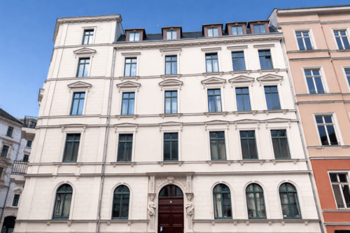 Haus - Exklusive 2-Zimmer-Altbauwohnung mit Balkon in der Südvorstadt
