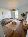 Wohnzimmer, Möbeln mit KI visualisiert - Mehrfamilienhaus, Wohnhaus in Leipzig zum Kaufen