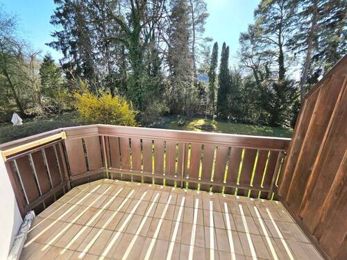 Balkon mit Gartenblick - Ruhige Wohnung mit Balkon direkt am Perlacher Forst