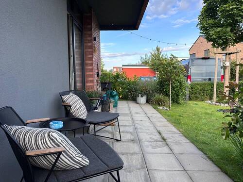 Terrasse - 2 Zimmer Etagenwohnung zur Miete in Hamburg