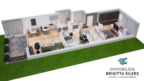 Bild 1 - 3 Zimmer Etagenwohnung in Achim