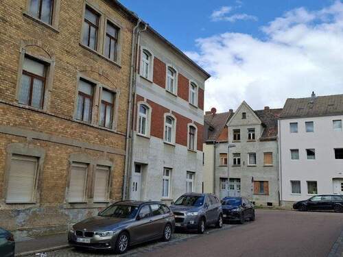 Ansicht von der -Oststraße- - 4 Zimmer Etagenwohnung in Aschersleben