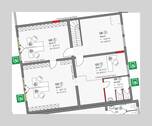 Grundriss Büroräume 1. OG - Halle in Olpe