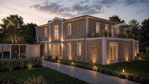 Hausansicht in Abendstimmung - 