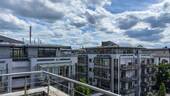 Ausblick vom Balkon - Zentral in Böblingen: Penthouse-Bürofläche mit Ausblick