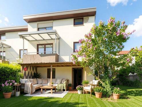 Bsp. Rückansicht (KI) - Reihenendhaus mit 146,60 m&sup2; in Wiesloch zum Kaufen