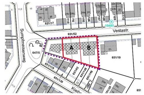 Lageplan - Grundstück zum Kaufen in München