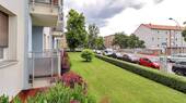 Aussicht vom Balkon - Wohnkomfort mit Potenzial: 4-Zimmer-Wohnung im Hochparterre
