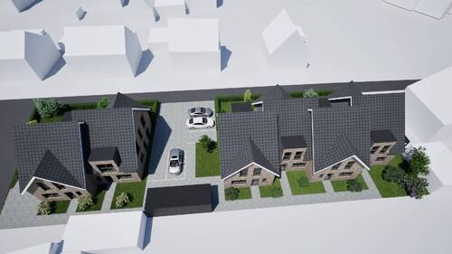 Gesamtansicht Nord Haus 1 - 6 - 5 Zimmer Reihenmittelhaus in Meppen