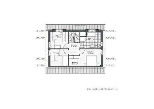 Danhaus Obergeschoss - 
