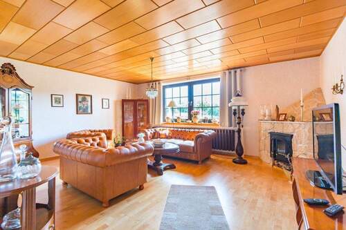 Wohnzimmer - Einfamilienhaus mit 96,60 m&sup2; in Garz zum Kaufen