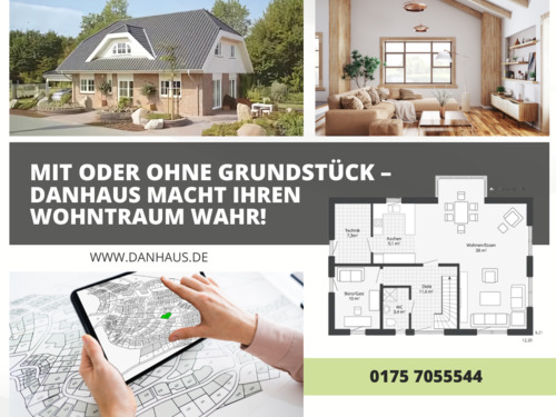 Danhaus+Bauland - Bezugsfertig ab Tag 1 - Schlüsselfertig und perfekt geplant!