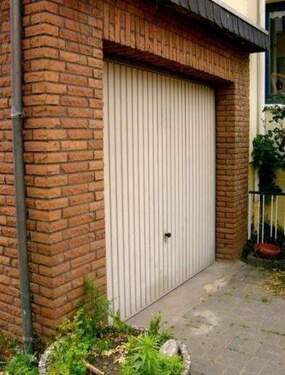 Einzelgarage mit Seitentür - 