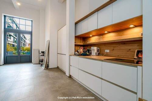 Küche - 4 Zimmer Mehrfamilienhaus, Wohnhaus zur Miete in Karlsruhe