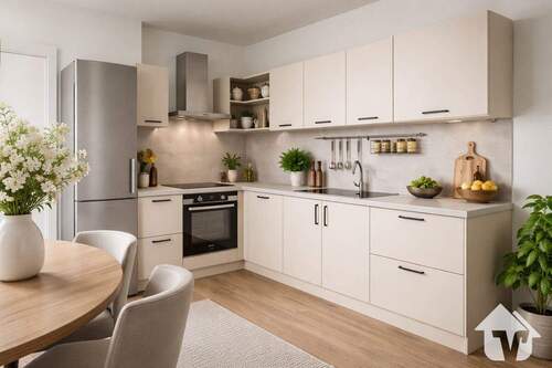 Küche - Etagenwohnung mit 78,10 m&sup2; in Papenburg / Aschendorf (Ems) zum Kaufen