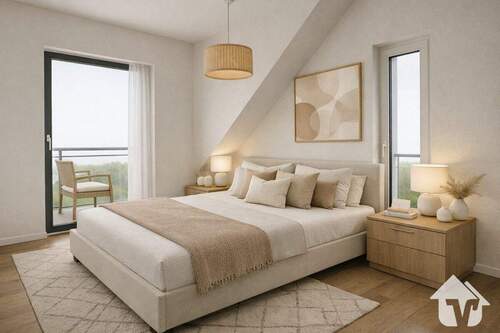 Schlafzimmer - Selbstbestimmt wohnen und umsorgt leben - barrierefrei und zukunftssicher