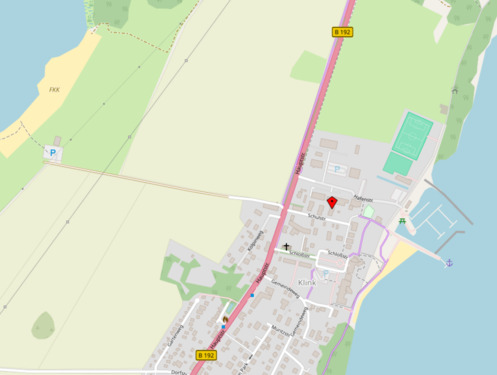 Lageansicht - 3 Zimmer Terrassenwohnung in Klink