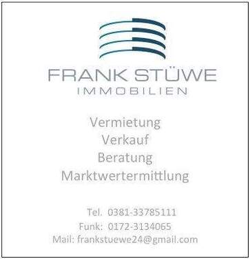 Frank Stüwe Immobilien - Terrassenwohnung mit 72,40 m&sup2; in Klink zur Miete