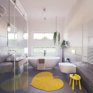 Masterbad - 5 Zimmer Mehrfamilienhaus, Wohnhaus in Meißen