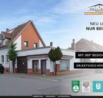 LEBEN, ARBEITEN, WOHLFÜHLEN: Wohn-und Geschäftshaus mit Garten&Innenhof nahe Mannheim Karlsruhe - Oberhausen-Rheinhausen