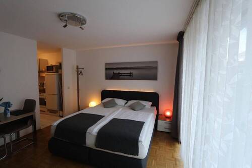 Wohnraum - 1 Zimmer Terrassenwohnung zum Kaufen in Mainz