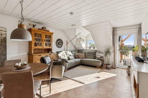 Wohn und Esszimmer - 3 Zimmer Etagenwohnung zum Kaufen in Alzey