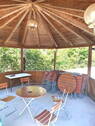 Biergarten Holzpavillon - 