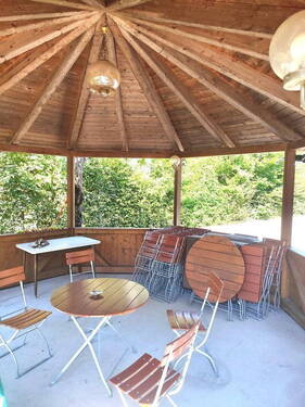 Biergarten Holzpavillon - 