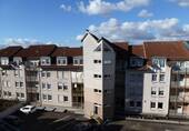 Rückseite - Helle 2 ZKB mit Balkon in SLS-City
