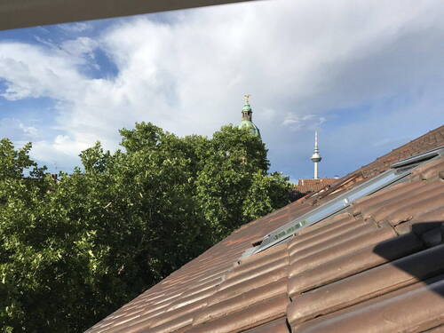 Blick auf Christuskirche - 2 Zimmer Etagenwohnung zum Kaufen in Mannheim