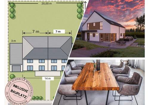 Deckblatt - Perfekte Harmonie: Haus, Grundstück & Finanzierung aus einer Hand.