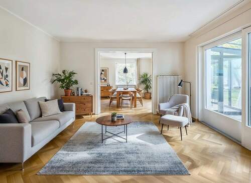 Virtual Home Staging Wohn- und Essbereich - 