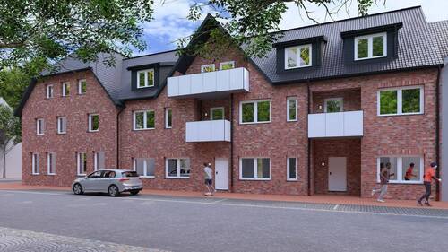 Hausansicht - Neu, energieeffizient & barrierefrei im Zentrum von Südlohn!