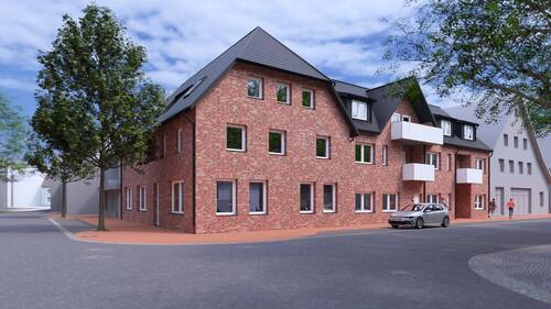 Hausansicht - 3 Zimmer Etagenwohnung zum Kaufen in Südlohn