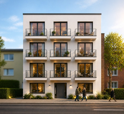 Außenvisualisierung - Baugrundstück: ca. 12 Mikroapartments in Bestlage