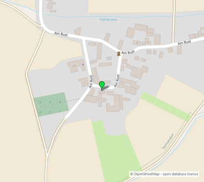 Umgebungskarte 1 - Einfamilienhaus in Barby OT Sachsendorf (Zwangsversteigerung)