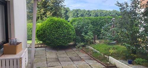 Blick auf die Terrasse - 