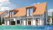 FINESTEP Immobilien GmbH - Unterkellertes KfW 40+ Effizienzhaus - Ihr neues Zuhause mit Blick über freie Felder