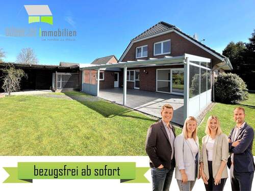 Außenaufnahme - Saniertes Einfamilienhaus in Uthwerdum mit vielen Extras und einem tollen Blick ins Grüne!