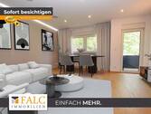 Wohn- Eßzimmer (virt. möbliert) - Kompakt, durchdacht und mit vielen Extras - 3-Zimmer-Wohnung mit Balkon